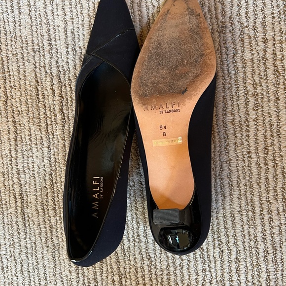 Amalfi black dress pointed shoe - Picture 3 of 4